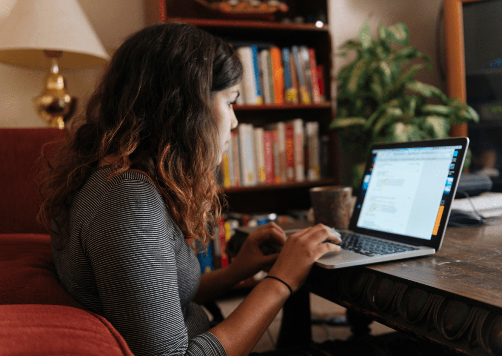 student using a SIS Platform